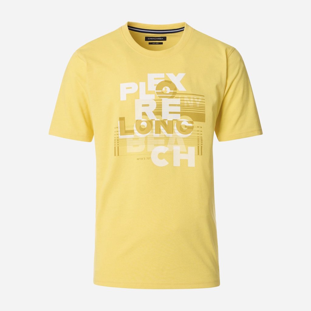 Žlté pánske tričko CASAMODA