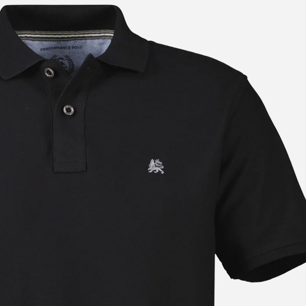 Čierna polokošeľa LERROS