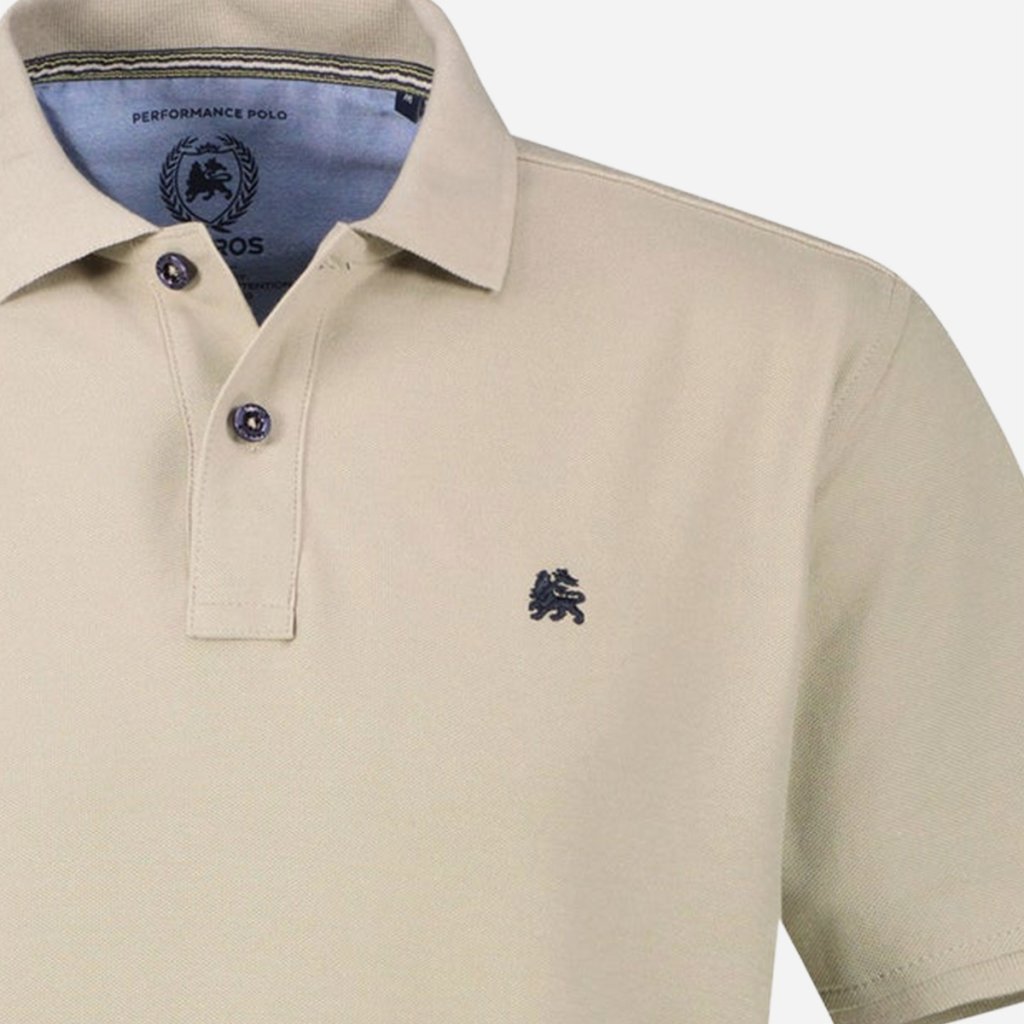 Béžová polokošeľa LERROS