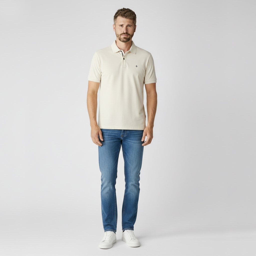 Béžová polokošeľa CASAMODA