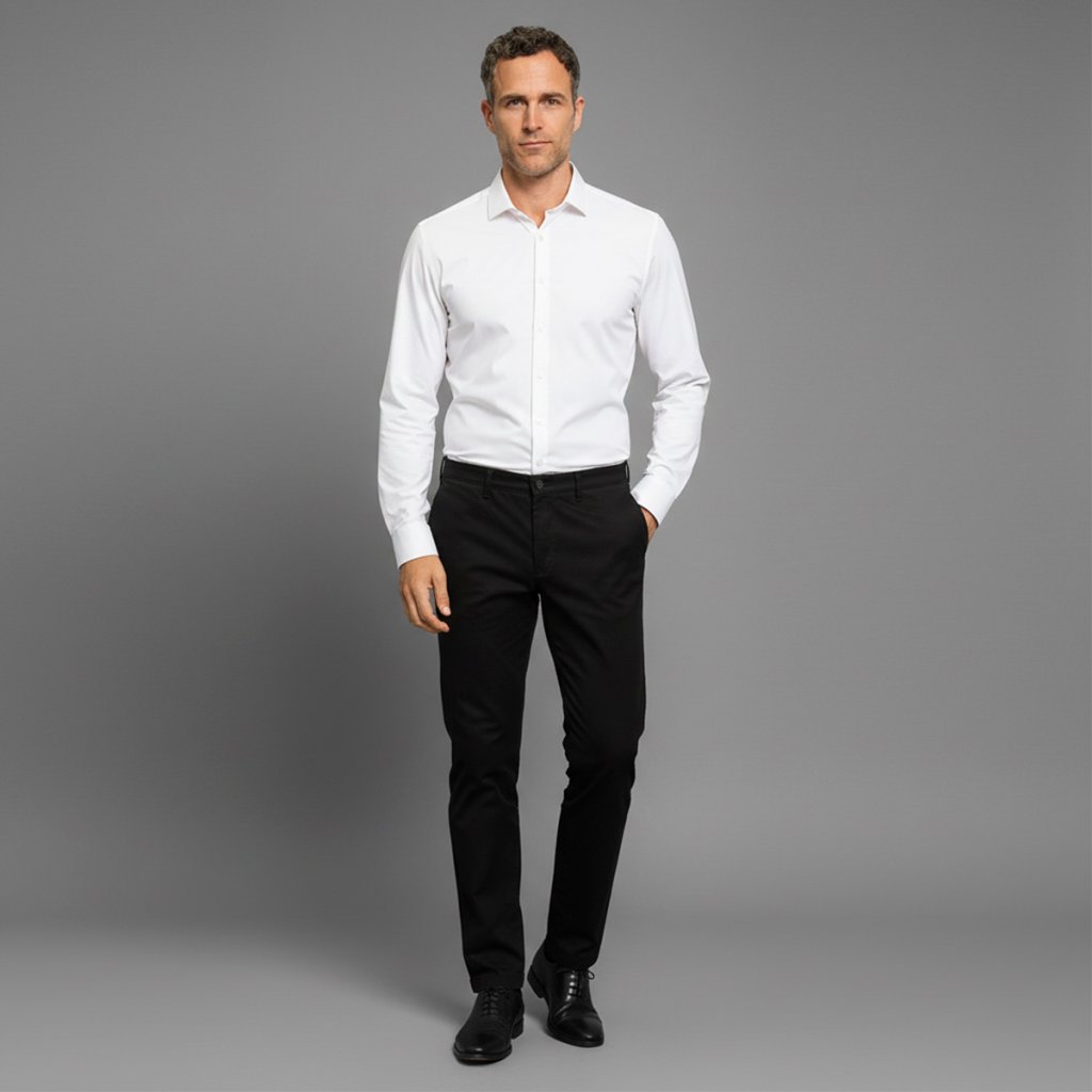 Pánska biela košeľa OLYMP Luxor