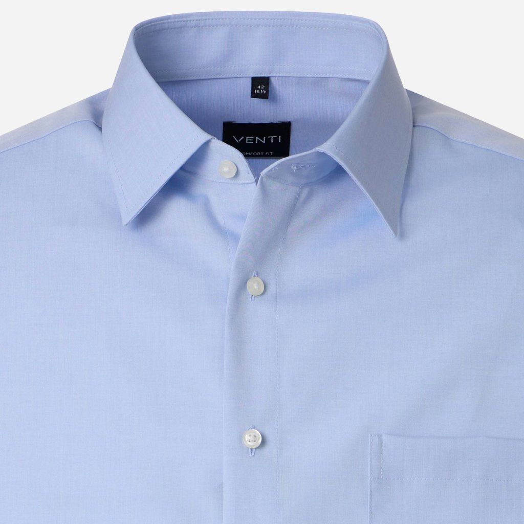 Detail svetlomodrej pánskej košele VENTI vo veľkej veľkosti