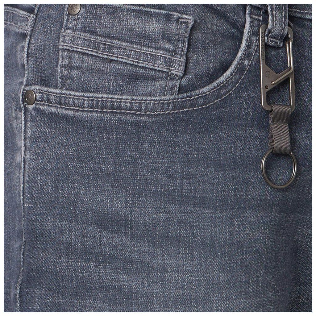 Detail šedých džínsov CASAMODA STEVE