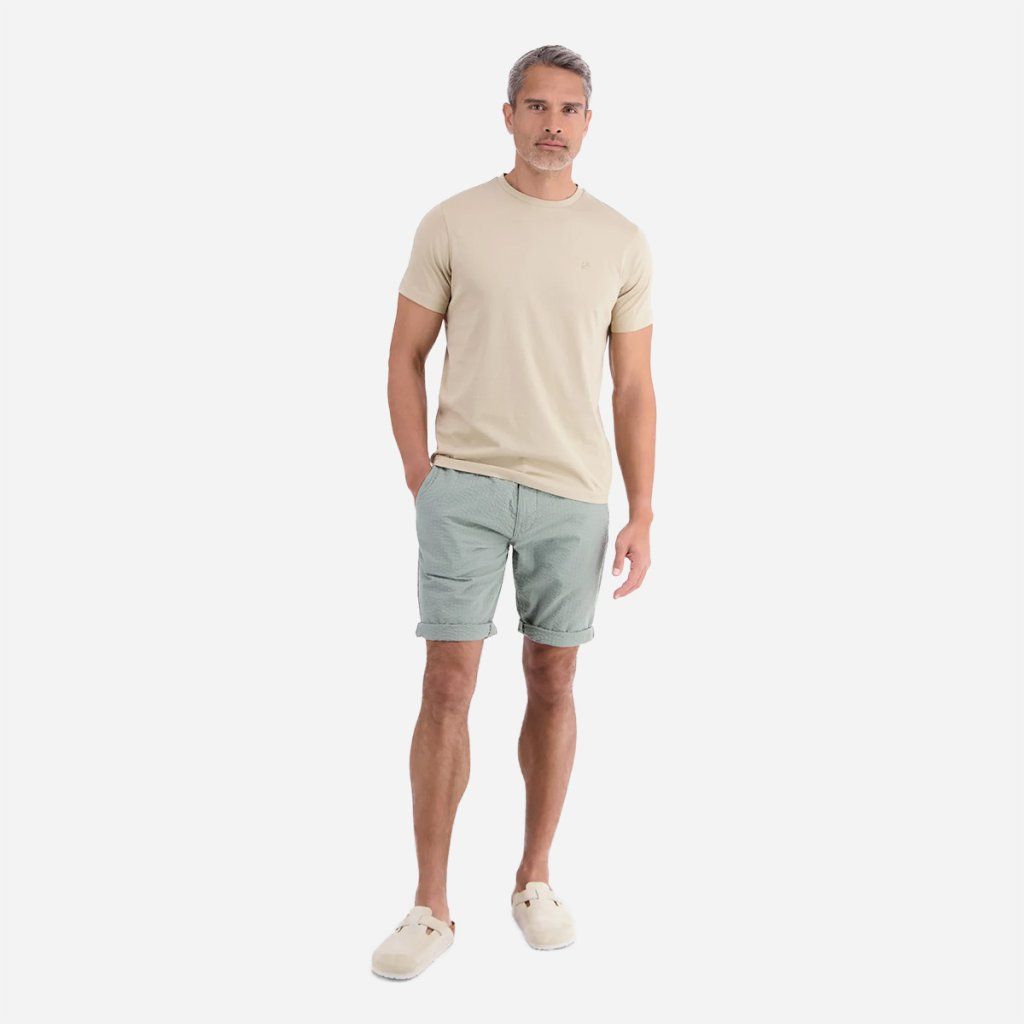 Pánske tričko LERROS gravel beige, 100% bavlna