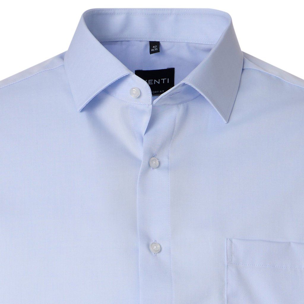 Detail košele VENTI Comfort Fit svetlomodrá veľké veľkosti 3XL 4XL 5XL 6XL 7XL