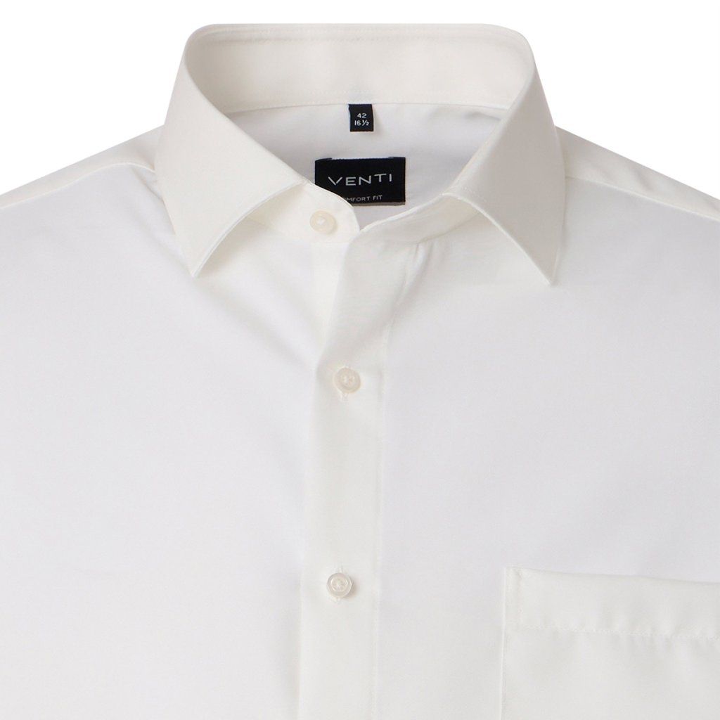 Detail košele VENTI Comfort Fit smotanová veľké veľkosti 3XL 4XL 5XL 6XL 7XL