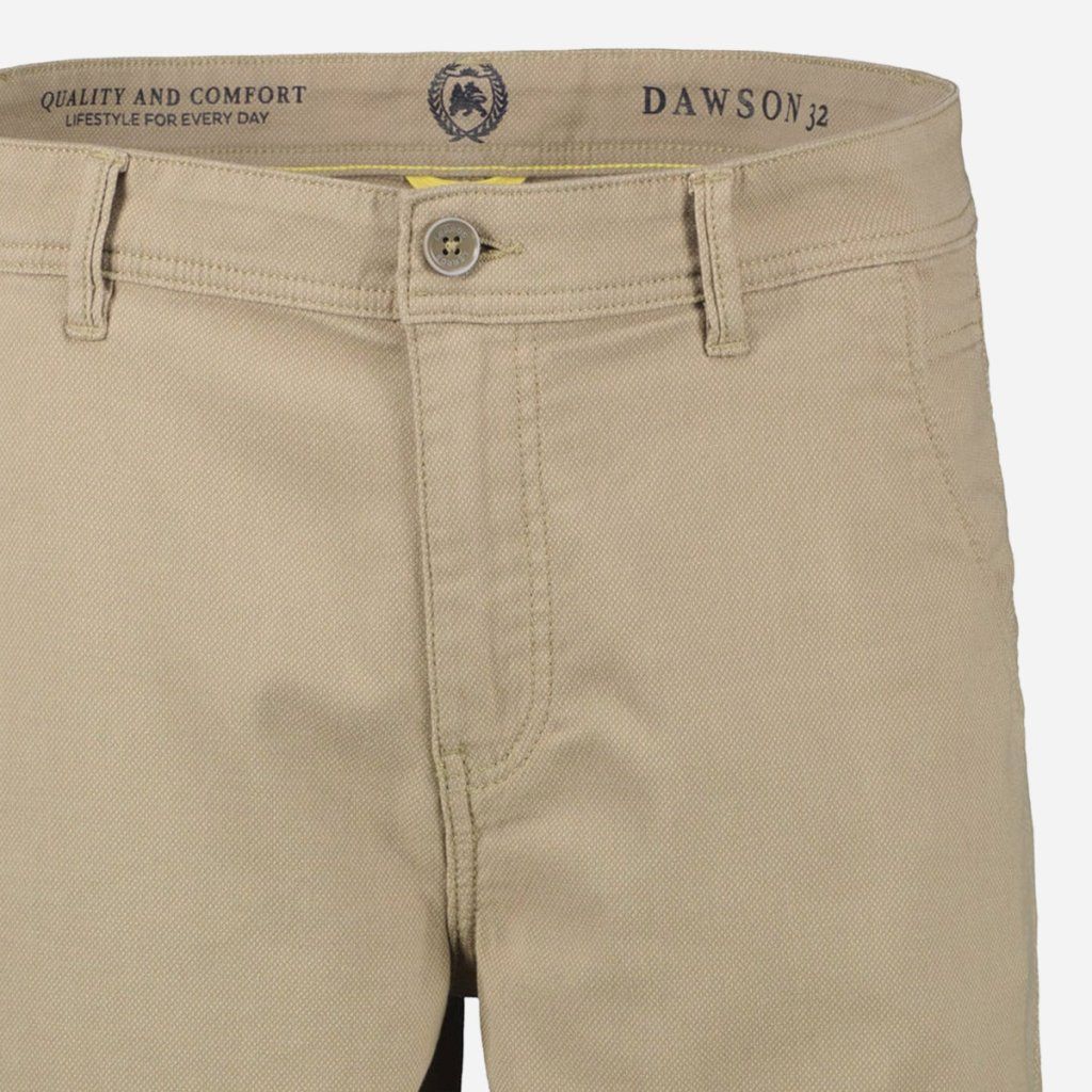 Detail pánskych chino kraťasov LERROS gravel beige