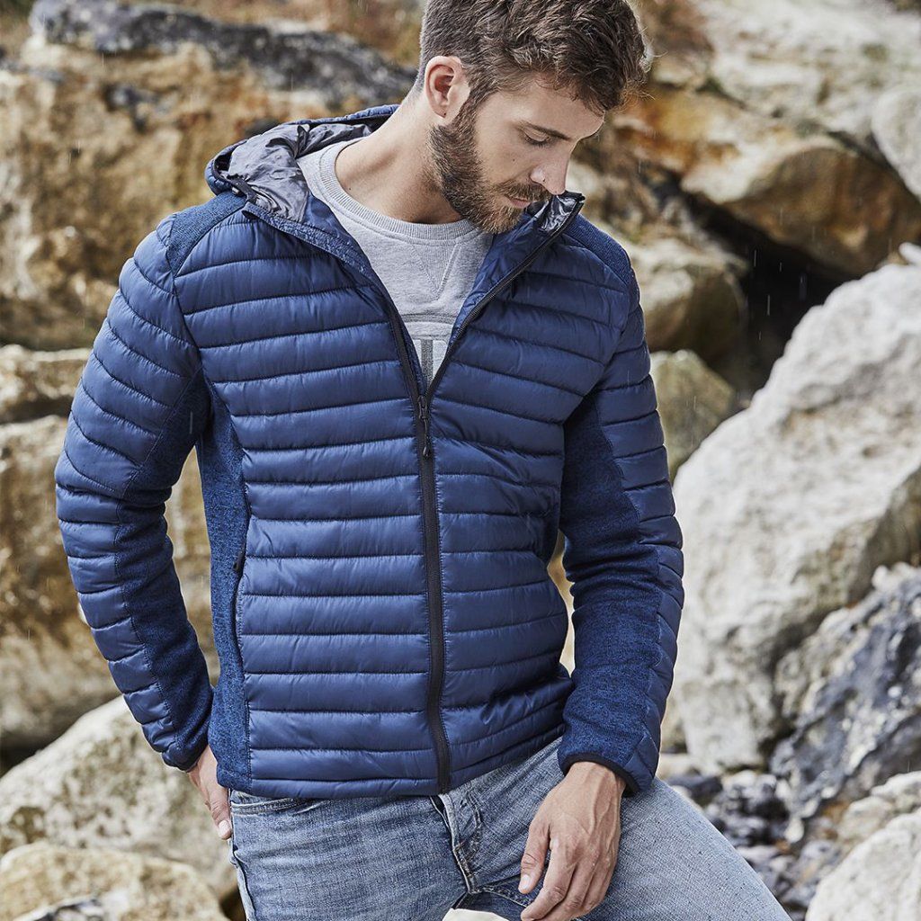 Tmavomodrá Tee Jays Hooded Outdoor Crossover 9610