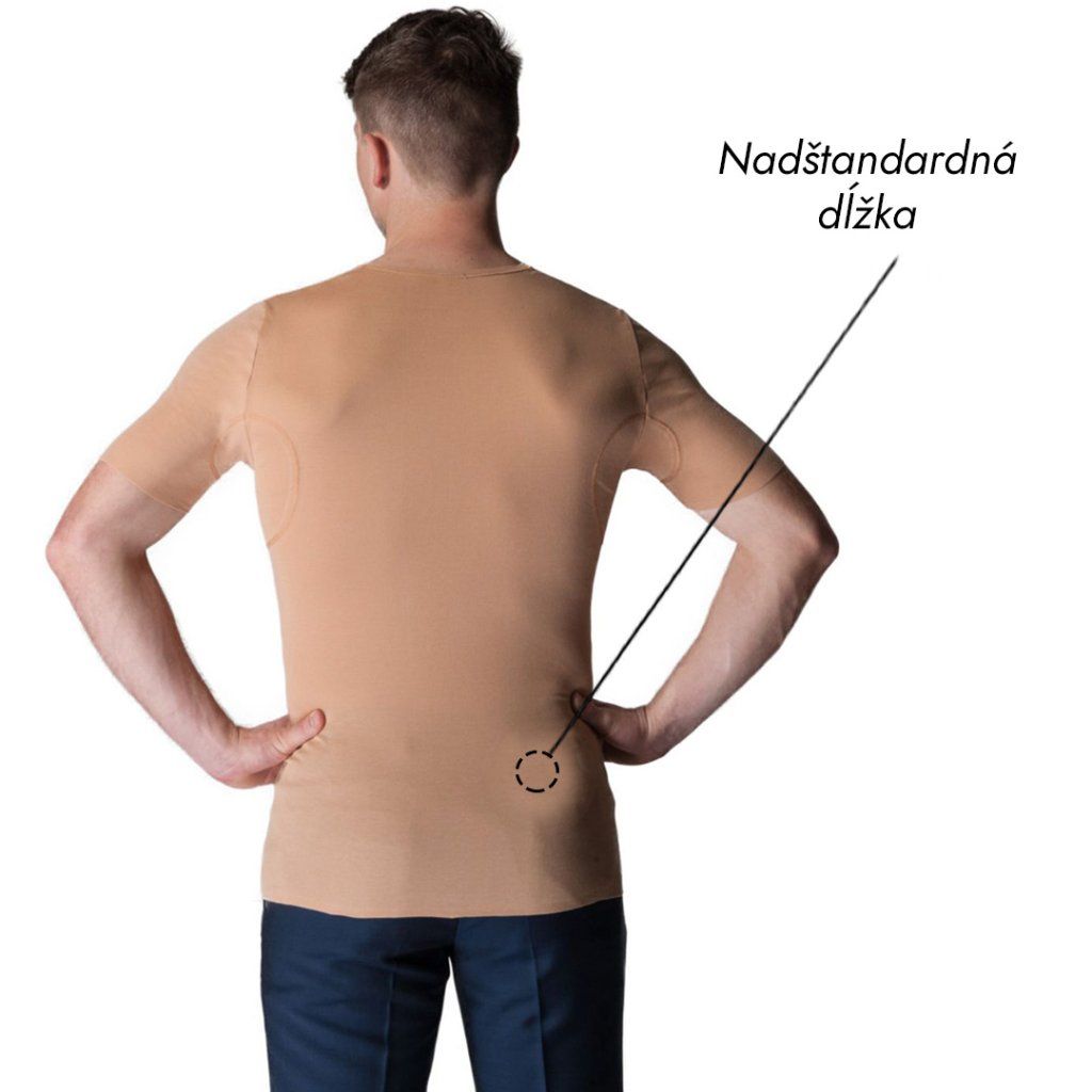 Predĺžená dĺžka trička Covert Underwear